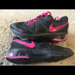nike air max hot pink and black